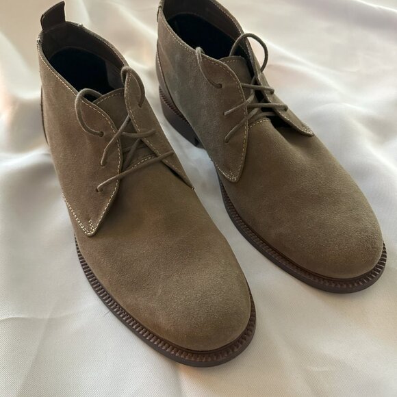 Blondo Men\'s Konor Olive Green Suede Waterproof Size 9.5 Chukka Boots NWOB main image 7